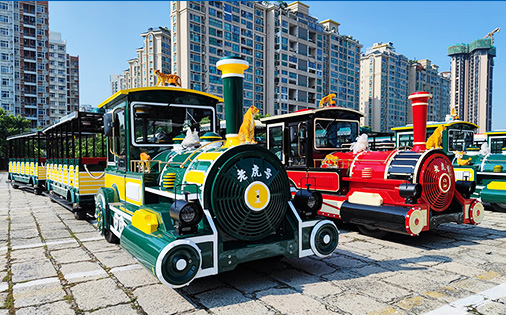 Amusement train operation and safety precautions