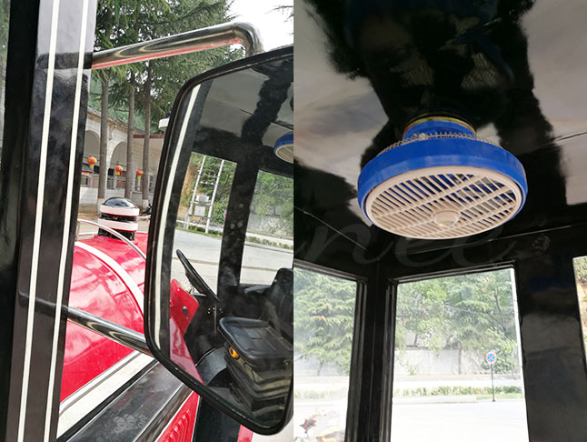 42 Seats Bright Red Trackless Train-3