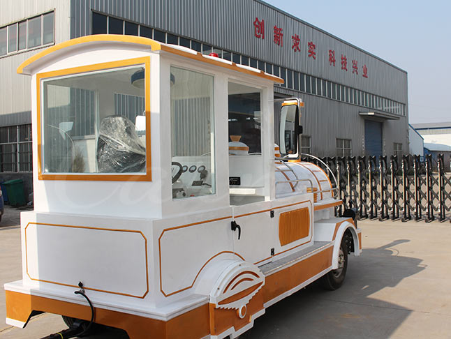 42 Seats White Trackless Train for Sale
