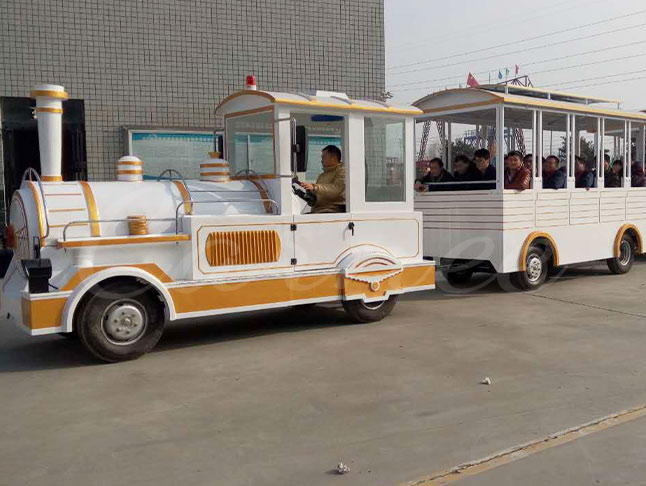 White-Amusement-Park-Tourist-Train-For-Sale
