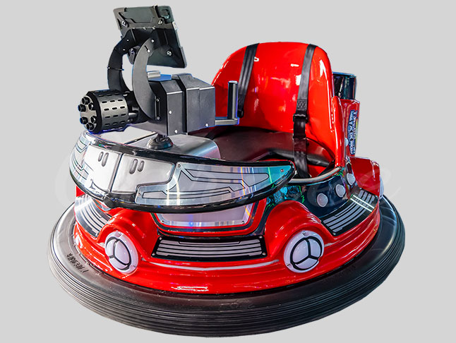spaceship battle bumper car red front