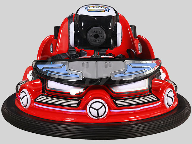 spaceship battle bumper car red front