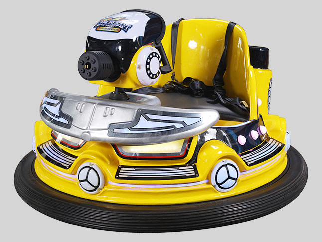 spaceship battle bumper car yellow angle