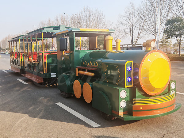 18 seats amusement trackless train