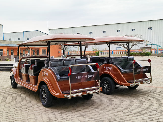 electric sightseeing bus retro