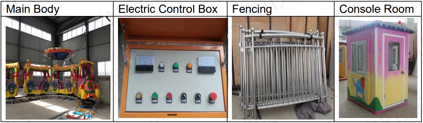 Cartoon Amusement Train-Basic+Fencing+Console Room