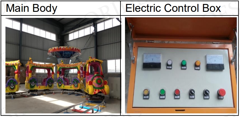 Electric Cartoon Track Train Ride Basic