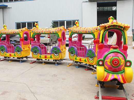 Electric Cartoon Track Train for Kids