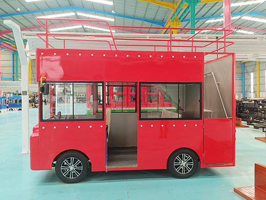 Electric Double Deck London Theme Sightseeing Bus For Sale