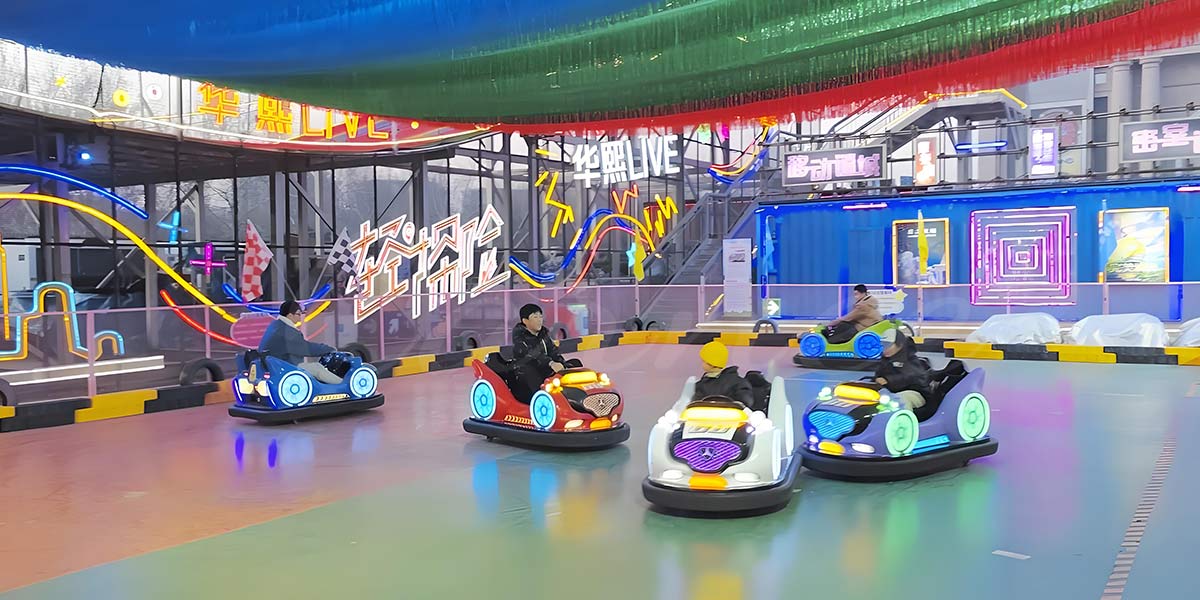 Indoor colorful electric bumper car