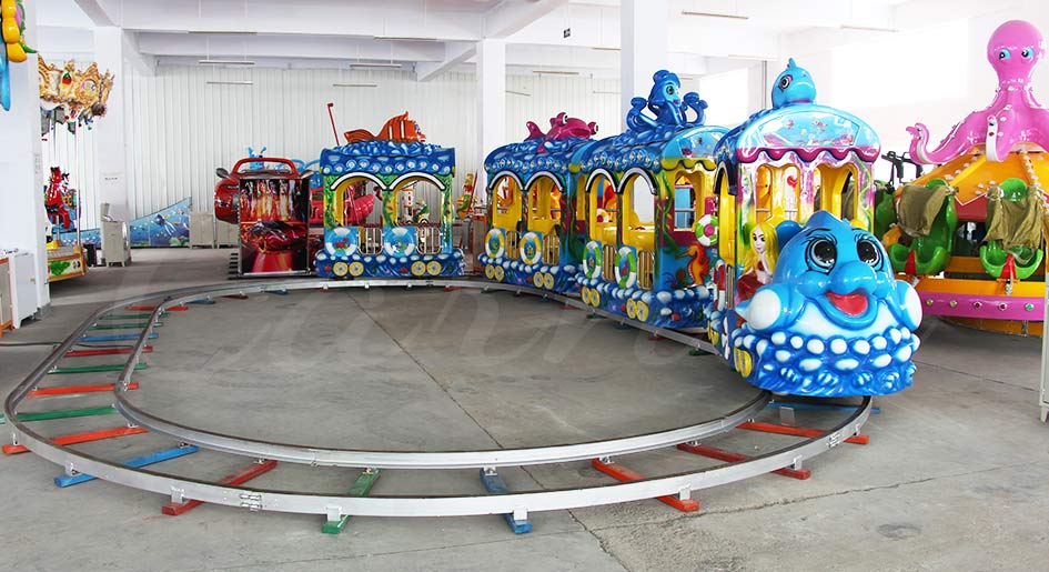 Ocean-Themed Track Train Ride for Carnival