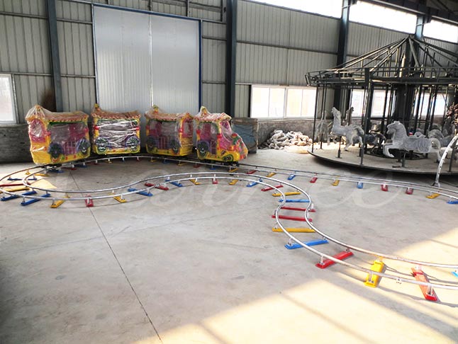 Electric Cartoon Track Train for Kids