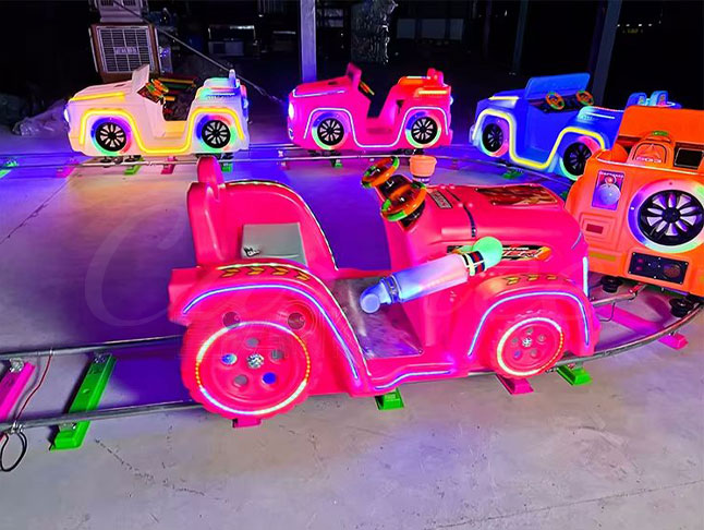LED Light Kids Electric Track Train – Bright and Fun Electric Train Ride for Kids with Colorful Wheels and Entertainment Features