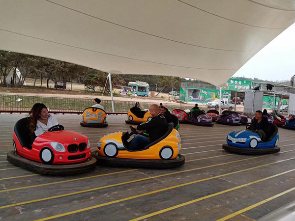 Bumper car ride safety: fun and secure ride for all ages.